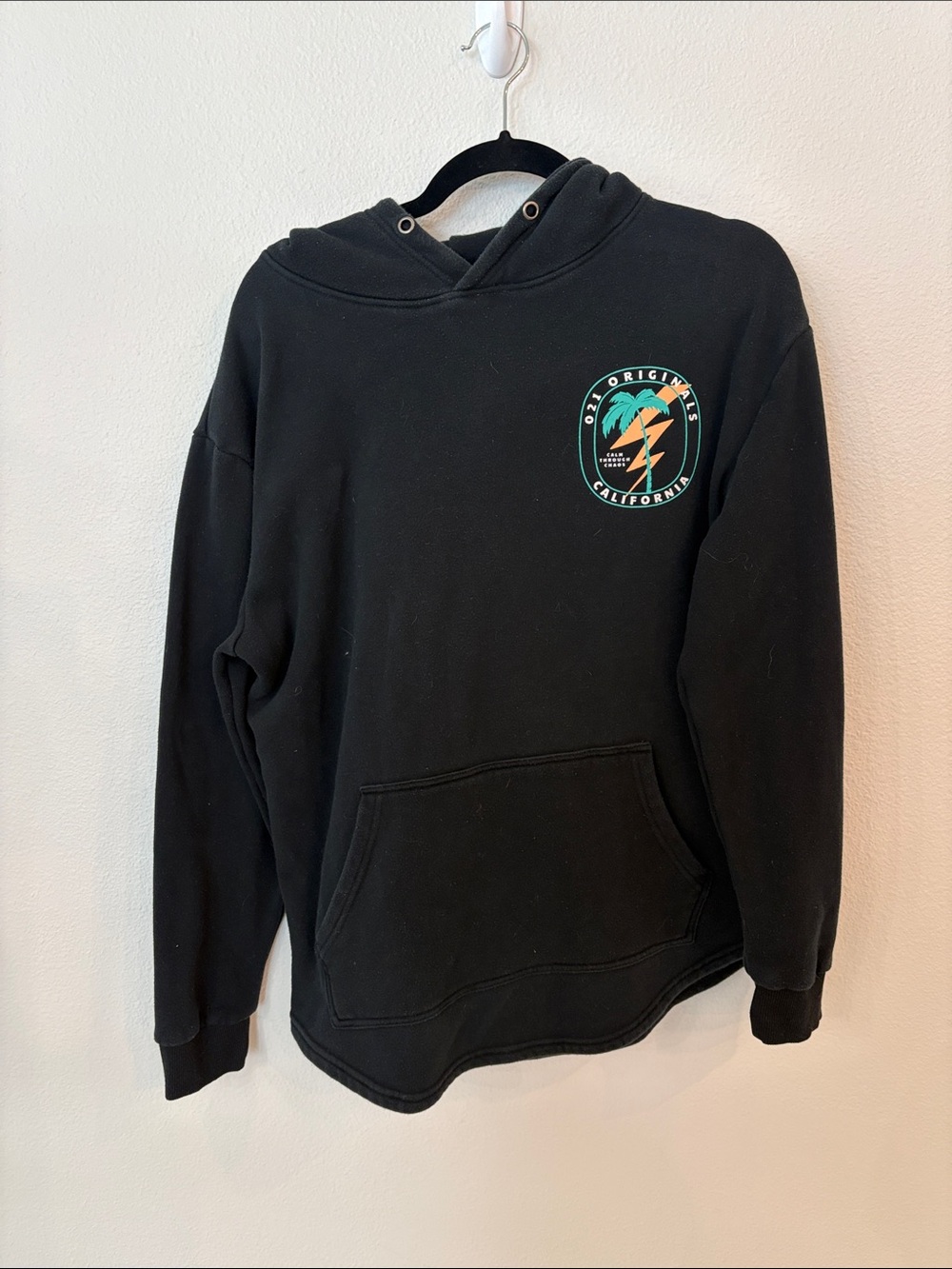 021 Originals California “Calm Through Chaos” Black Hooded Sweatshirt